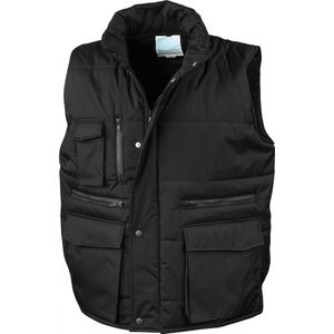 Bodywarmer Unisex M Result Mouwloos Black 100% Polyester