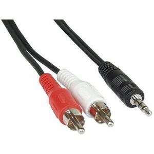 3,5 inch Jack naar Tulp Audio - 3 meter