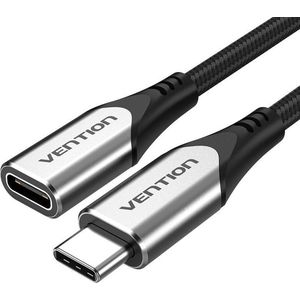 Vention USB C 3.1 Verlengkabel - 4K 60Hz, 5Gbps en 3A Fast Charge - 1 Meter
