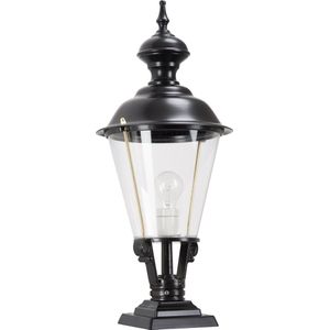 KS Verlichting - Bridgeport Zwart - Tuinlamp - Sokkellamp buiten - staande buitenlamp - tuinlamp staand