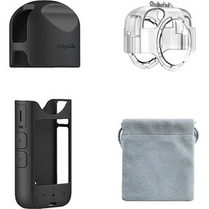 Transparante Lens Cap Siliconen Beschermhoes Insta360 X3 Panoramische Camera Lens Guard Cover Soft Shell Accessoires