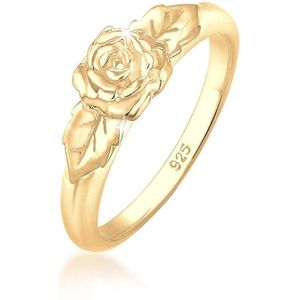 Elli Women's Lady Ring 925 zilver 52 Goud 32020174