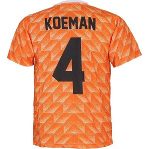 EK 88 Voetbalshirt Koeman - Oranje - Nederlands Elftal - Kinderen - Senioren-XXL