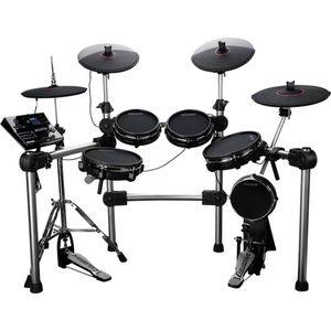 Carlsbro CSD601 Elektronische drumset met gaasvellen, vijfdelig, drie bekkenpads en hihat