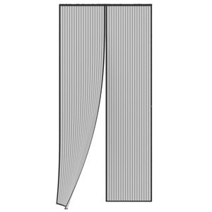 Vliegengordijn - Lamellenhor - Horgordijnen - Hordeur - Magnetische Klamboe - Deurhor - 210x100cm