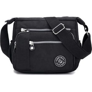 Schoudertas voor dames met meerdere zakken, messenger bag, schoudertas, voor de dagelijkse boodschappen (4)