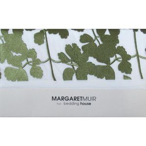 Margaret Muir Leaves Kussensloop - 60x70 cm - Green/White