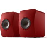 KEF LS50 Wireless 2 Boekenplank speaker Grimson Red (per paar)