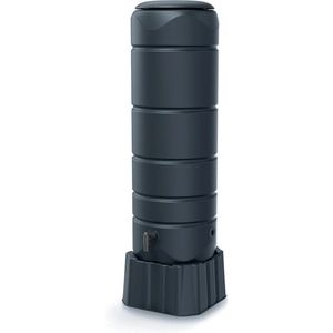 Regenton Vuelta - 110 liter + voet - Antraciet