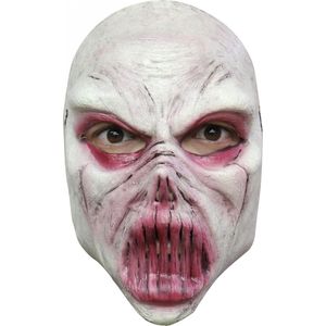 Wit monstermasker voor volwassenen Halloween - Verkleedmasker - One size