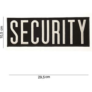 Embleem Security groot zwart