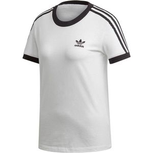 adidas 3 STR TEE Dames Sportshirt - White - Maat 32