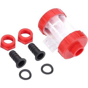 In-Line Mesh Filter Waterpomp High Flow Transparant Polyester Scherm Sediment Trapper Systeem(1#) met Agrarische - Duurzaamheid