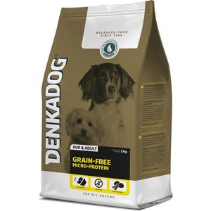 Denkadog Grain-Free Micro-Protein Vis&Tuinbonen&Zoete Aardappel - Hondenvoer - 2 kg