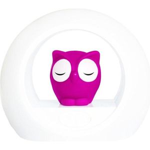 Zazu Lou Uil - Nachtlampje - Roze  - Kinderlamp met geluidsensor en nachtlamp functie