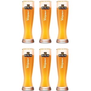 Hertog Jan Bierglazen Weizen - 300 ml - 6 stuks