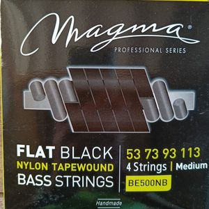 Magma BE500NB black nylon snaren voor elektrische basgitaar