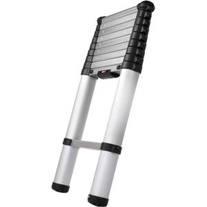 Telescopische Ladder - Telescopische Vouwladder - Werkhoogte - Aluminium - Geschikt voor Particulier en Professioneel Gebruik - Telescopische Vouwladder - Max. Belasting 150 kg