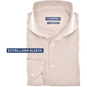 Ledub overhemd mouwlengte 7 beige