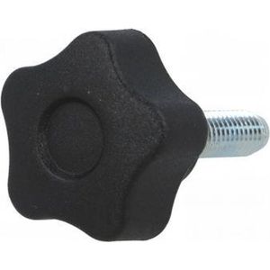 M10 x 50 draadeind met sterknop - diameter 40mm