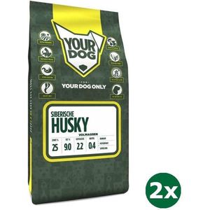 2x3 kg Yourdog siberische husky volwassen hondenvoer