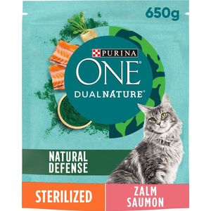 ONE DUAL NATURE 8x 650G STERILISED ZALM
