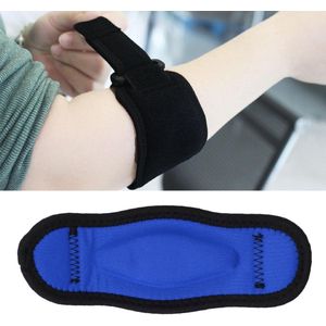 Tenniselleboogbrace voor Dames en Heren - Verlichting van Peespijn - Tendinitisarmband Blauw .