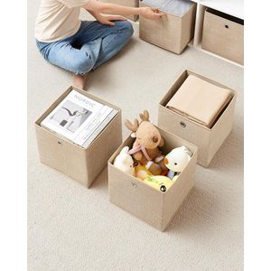 opslag voor plank, Opbergmanden 6pcs