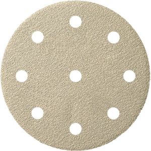 Ivana Schuurschijf Klittenband Rond 9-Gats Korrel 240 Ø125mm 10 Stuks