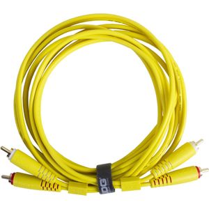 UDG Ultimate Audio Cable RCA-RCA Yellow 3,0 m Straight U97003YL - Kabel voor DJs