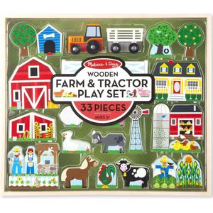 Melissa & Doug Farm & Tractor Play Set