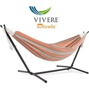 Vivere Sunbrella® Hangmat met Standaard - Cameo