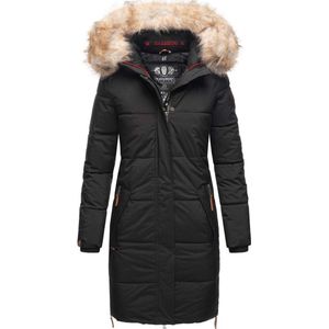 Comfortabel & winddicht Navahoo Halina - Winterjas Dames - Volwassen - Capuchon - zwart - S