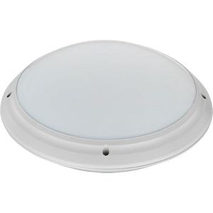 LED Plafondlamp - Badkamerlamp - Aquin - Waterdicht IP65 - E27 Fitting - Opbouw - Rond - Zilver