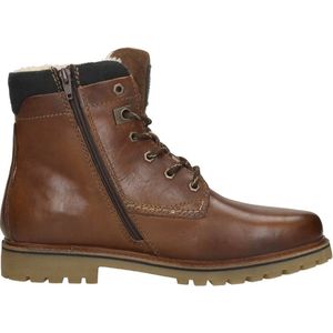 Bugatti Panther comfort Veterschoenen Hoog - Donkerbruin - Maat 41