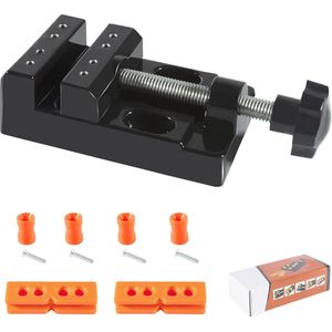 Mini Platte Spanner Klem voor Boormachine - Multifunctionele Bankschroef voor DIY en Sculptuur