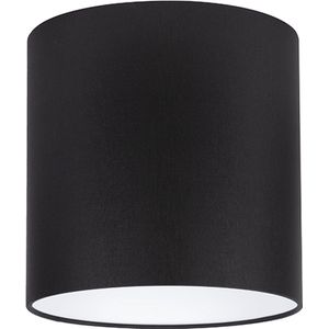 Uniqq Lampenkap stoffen zwart Ø 25 cm – 25 cm hoog