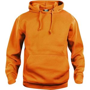 Clique Basic hoody Signaaloranje maat XXXL