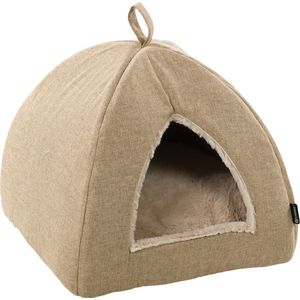 Flamingo Isidoor - Slaapplaats Katten - Slaapplaats Isidoor + Rits Beige 38x38x40cm - 1st