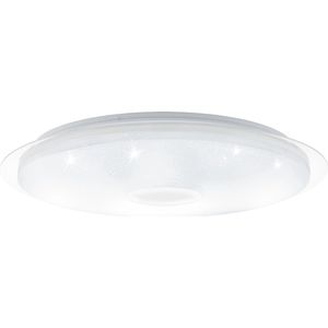 EGLO Lanciano Plafondlamp - LED - Ø 66 cm - Wit/Zilver - Dimbaar