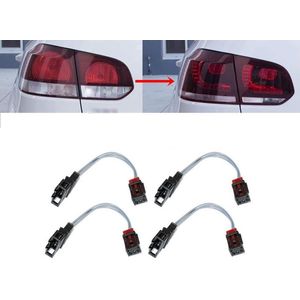 Adapter kabel set voor ombouwen van halogeen achter lampen naar Volkswagen Golf 6 LED Achterlichten