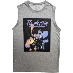 Prince - Purple Rain Tanktop - 2XL - Grijs