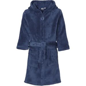 Playshoes - Fleece badjas met capuchon - Donkerblauw - maat 134-140cm