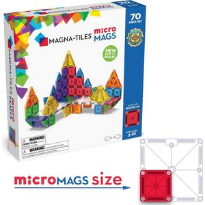 Magna-Tiles Micro Mags 70 stuks - Geschikt vanaf 3 jaar - Multi