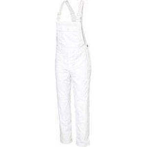 Ultimate Workwear - Amerikaanse Overall WANGEN (tuinbroek, BIB, bretelbroek) - polyester/katoen 245g/m2- Wit