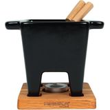 Boska Tapas Fondue Nero - Kaas fondue - voor 200 ml Kaasfondue - 300 ml