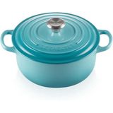 Le Creuset Braadpan Signature Caribbean Blue - ø 20 cm / 2.4 Liter