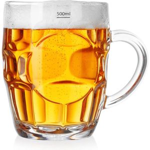 Bierpul Glas 500 ml - Bierglazen - Bierglas - Bierpullen