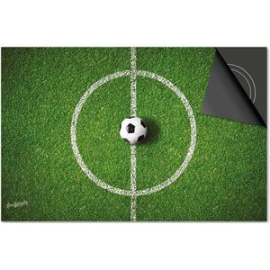 Inductie beschermer 60x52 - afdekplaat inductie mat - Dietrix Kookplaat beschermer - DELUXE - Sport - Voetbalveld Kleur