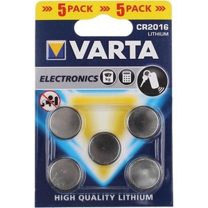 Varta CR2016 - 5 stuks